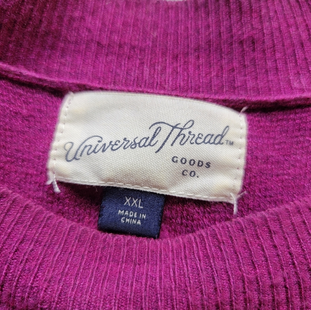 Universal Thread Women's Raspberry Sweater - Picture 8 of 9